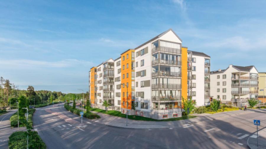 Korsningen Gottsunda allé och Henry Wemans väg